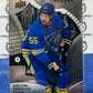 2021-22 UPPER DECK ALLURE COLTON PARAYKO # 55 ST. LOUIS BLUES HOCKEY CARD