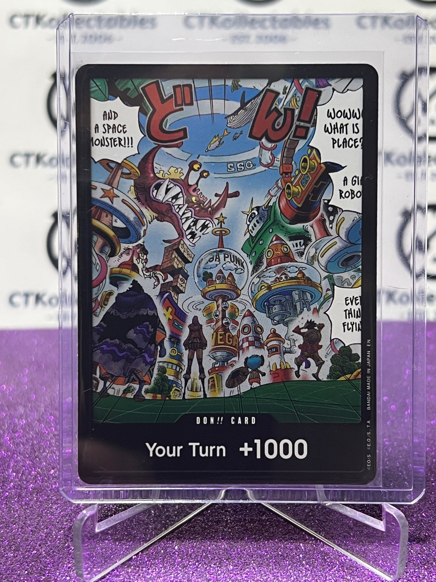 ONE PIECE THE AZURE SEA'S SEVEN DON!!! CARD # OP14 EGGHEAD FOIL ENGLISH TRADING GAME CARD 2026