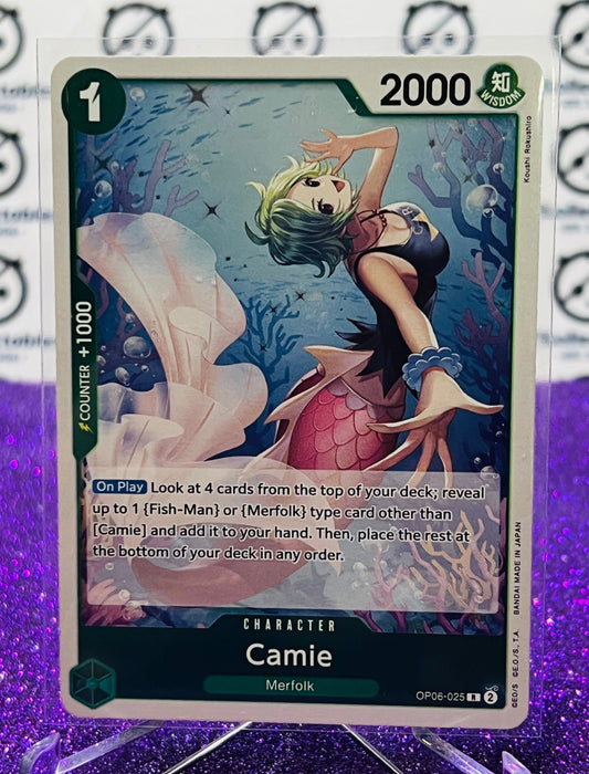 2024 ONE PIECE CAMIE OP06-025 RARE FOIL WINGS OF THE CAPTAIN  CARD