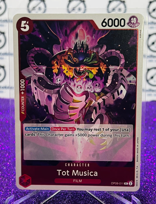 2024 ONE PIECE TOT MUSICA OP06-011 RARE FOIL WINGS OF THE CAPTAIN  CARD