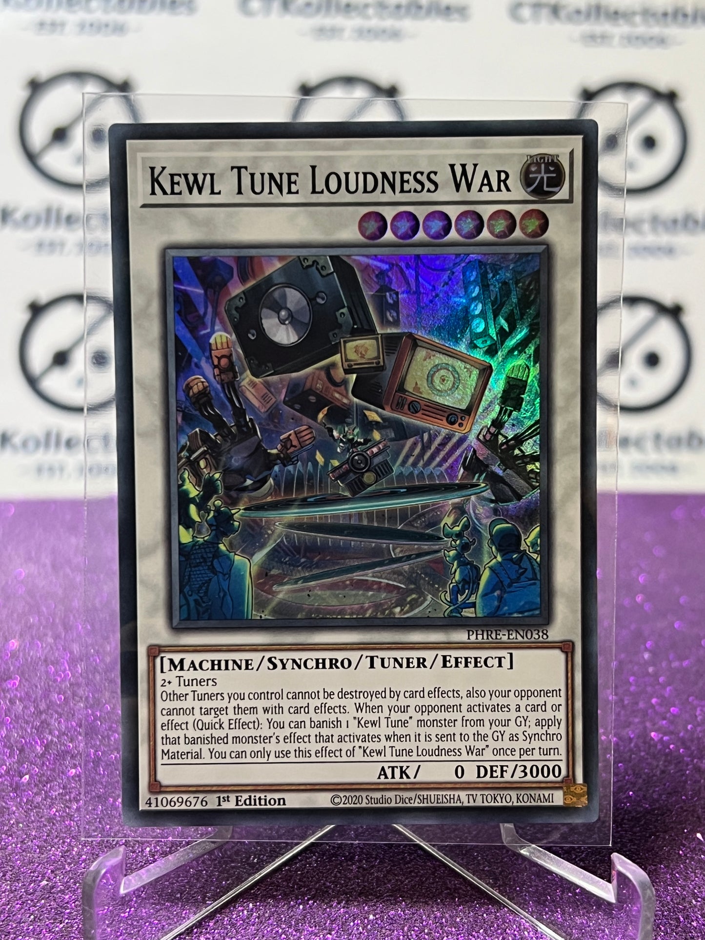 YU-GI-OH! PHANTOM REVENGE KEWL TUNE LOUDNESS WAR # PHRE- EN038 1ST EDITION FOIL CARD