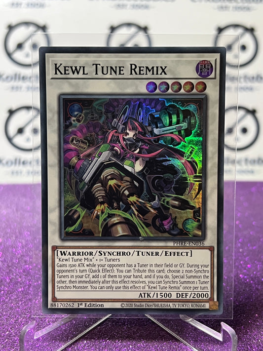 YU-GI-OH! PHANTOM REVENGE KEWL TUNE REMIX # PHRE- EN036 1ST EDITION FOIL CARD