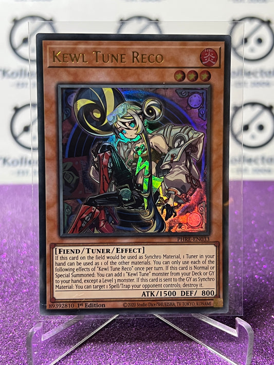 YU-GI-OH! PHANTOM REVENGE KEWL TUNE RECO # PHRE- EN033 1ST EDITION FOIL CARD