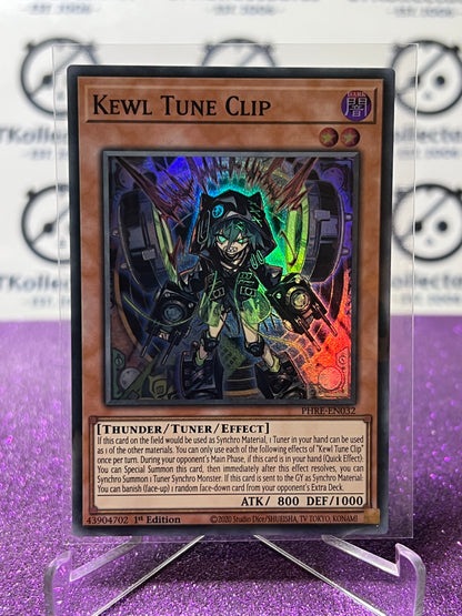 YU-GI-OH! PHANTOM REVENGE KEWL TUNE CLIP # PHRE- EN032 1ST EDITION FOIL CARD