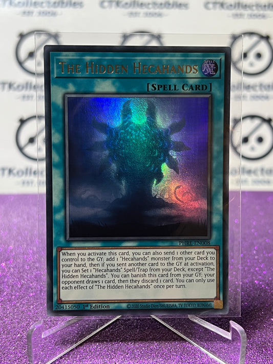 YU-GI-OH! PHANTOM REVENGE THE HIDDEN HECAHANDS # PHRE- EN008 1ST EDITION FOIL CARD