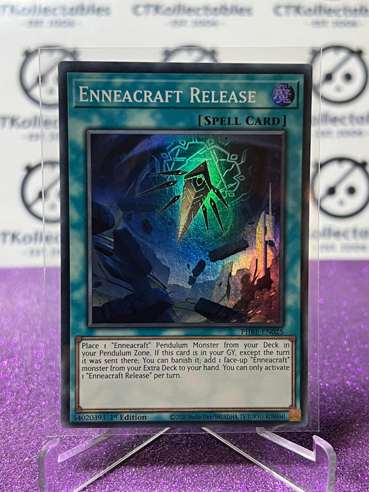 YU-GI-OH! PHANTOM REVENGE ENNEACRAFT RELEASE # PHRE- EN025 1ST EDITION FOIL CARD