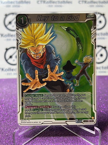 DRAGON BALL SUPER FEARSOME RIVALS KEY TO A GOD # BT29-138 R FOIL GAME CARD 2026