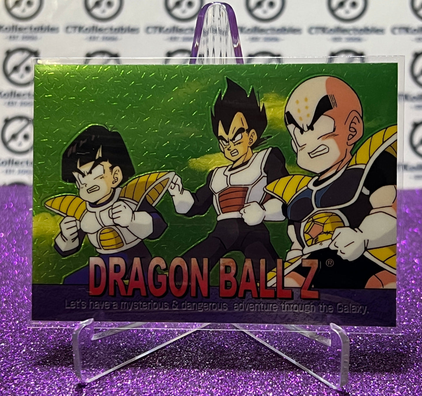 2000 DRAGON BALL Z VEGETA, GOHAN, KRILLIN # 80 ARCHIVE EDITION HOLO FOIL CARD