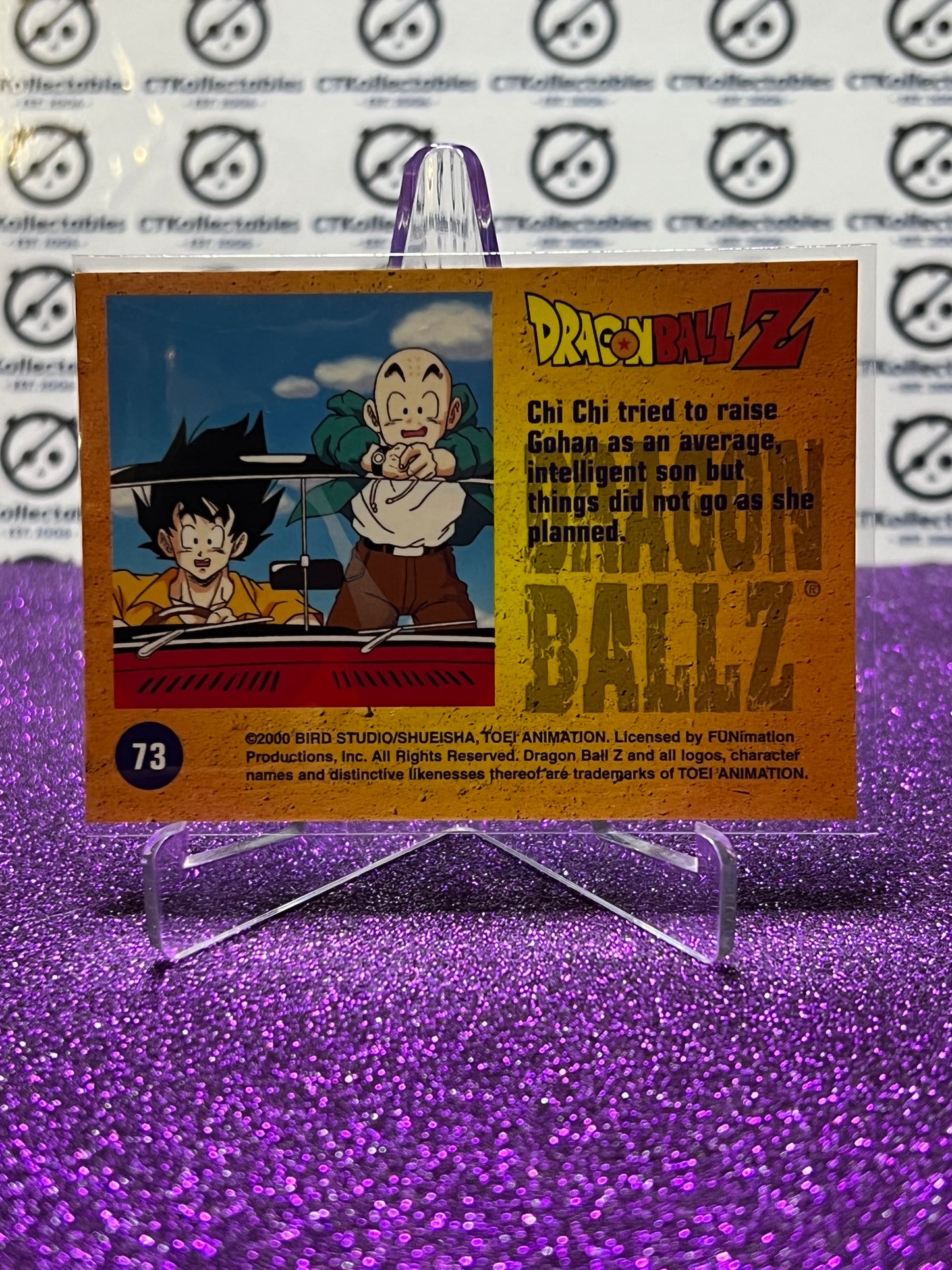 2000 DRAGON BALL Z  # 73 CHI CHI HOLOCHROME ARCHIVE EDITION  FOIL CARD