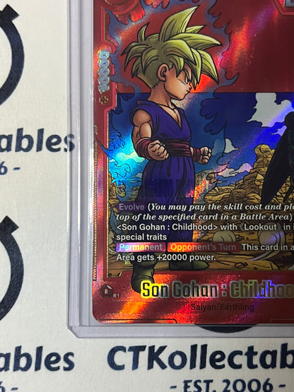 DRAGON BALL SUPER MANGA BOOSTER 02 SON GOHAN:CHILDHOOD # SB02-006 R* RED FOIL CARD 2025