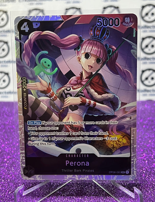 2024 ONE PIECE PERONA OP06-093 SR WINGS OF THE CAPTAIN FOIL CARD