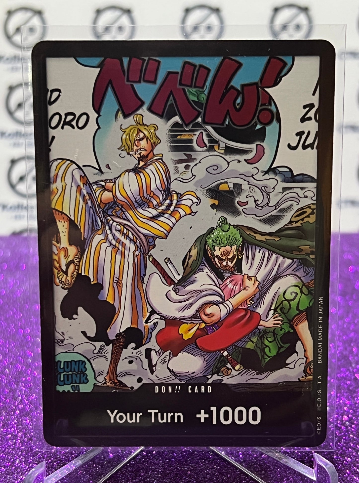 2024 ONE PIECE DON YOUR TURN +1000 FOIL WINGS OF THE CAPTAIN GAME CARD