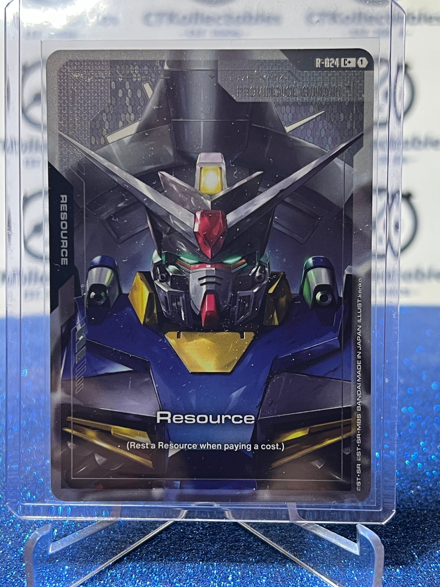GUNDAM STEEL REQUIEM RESOURCE # R-024 C+ ENGLISH FOIL GAME CARD