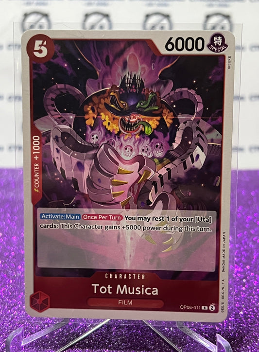 2024 ONE PIECE TOT MUSICA # OP06-011 RARE FOIL WINGS OF THE CAPTAIN  GAME CARD