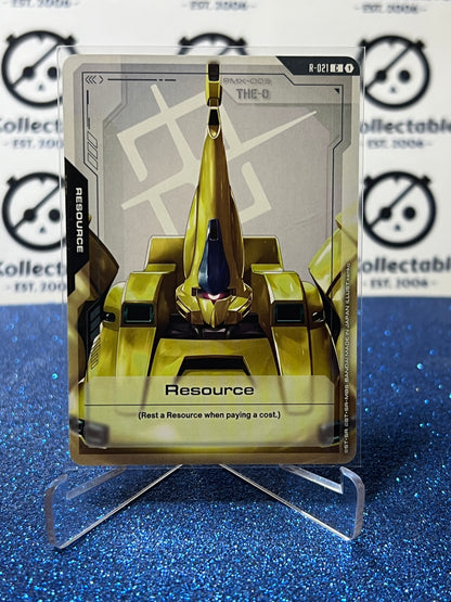 GUNDAM STEEL REQUIEM RESOURCE # R-021 C ENGLISH NON-FOIL GAME CARD