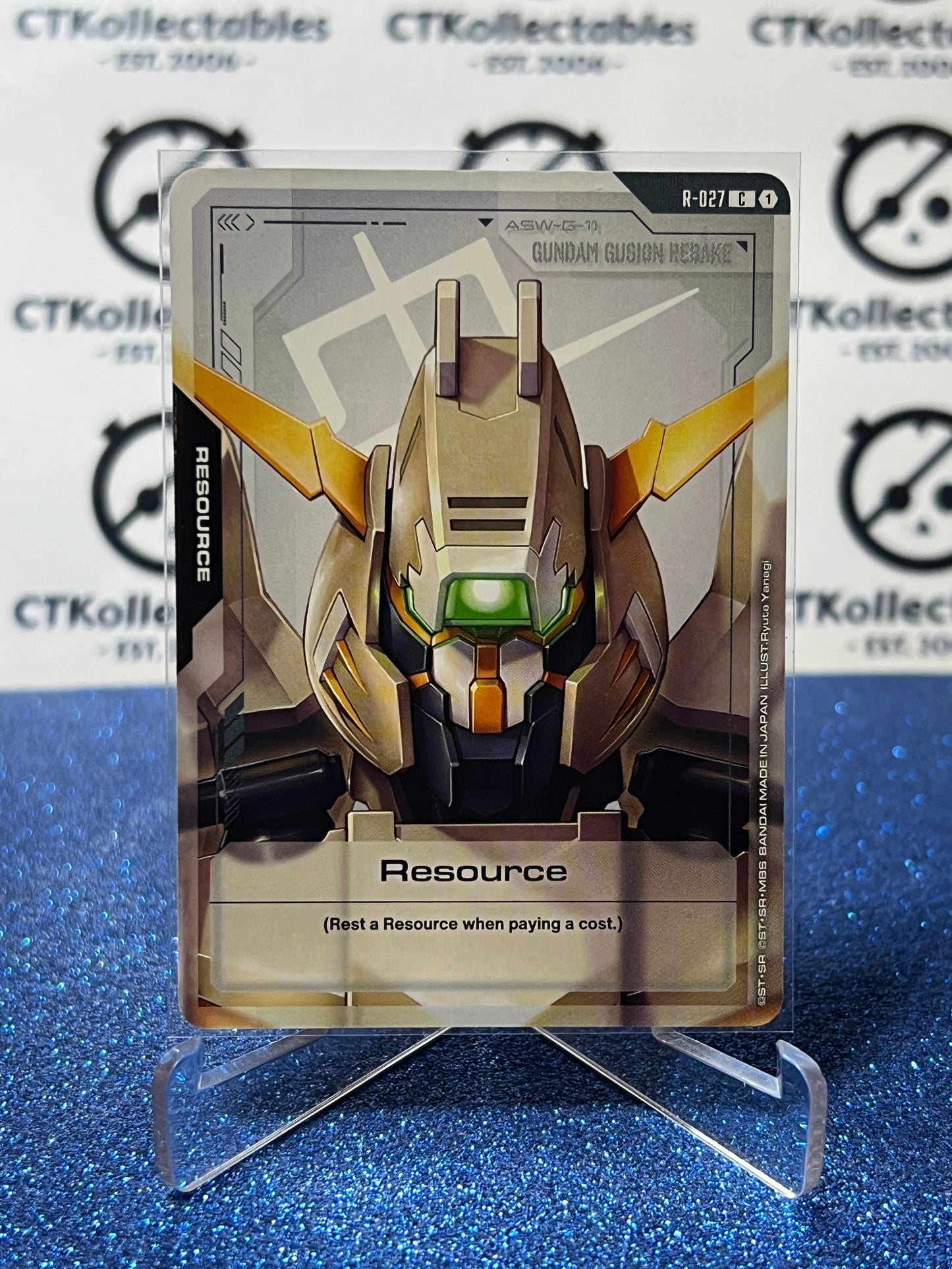 GUNDAM STEEL REQUIEM RESOURCE # R-027 C ENGLISH NON-FOIL GAME CARD