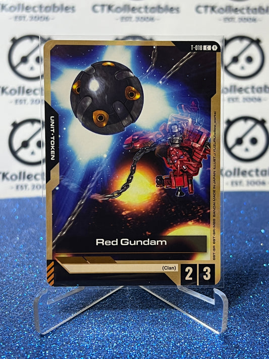 GUNDAM STEEL REQUIEM RED GUNDAM # GD03-018 C ENGLISH FOIL GAME CARD