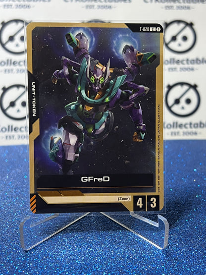 GUNDAM STEEL REQUIEM GFreD # GD03-020 C ENGLISH FOIL GAME CARD