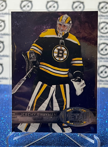 2021-22 SKYBOX METAL JEREMY SWAYMAN # A-5 ROOKIE BOSTON BRUINS NHL HOCKEY CARD