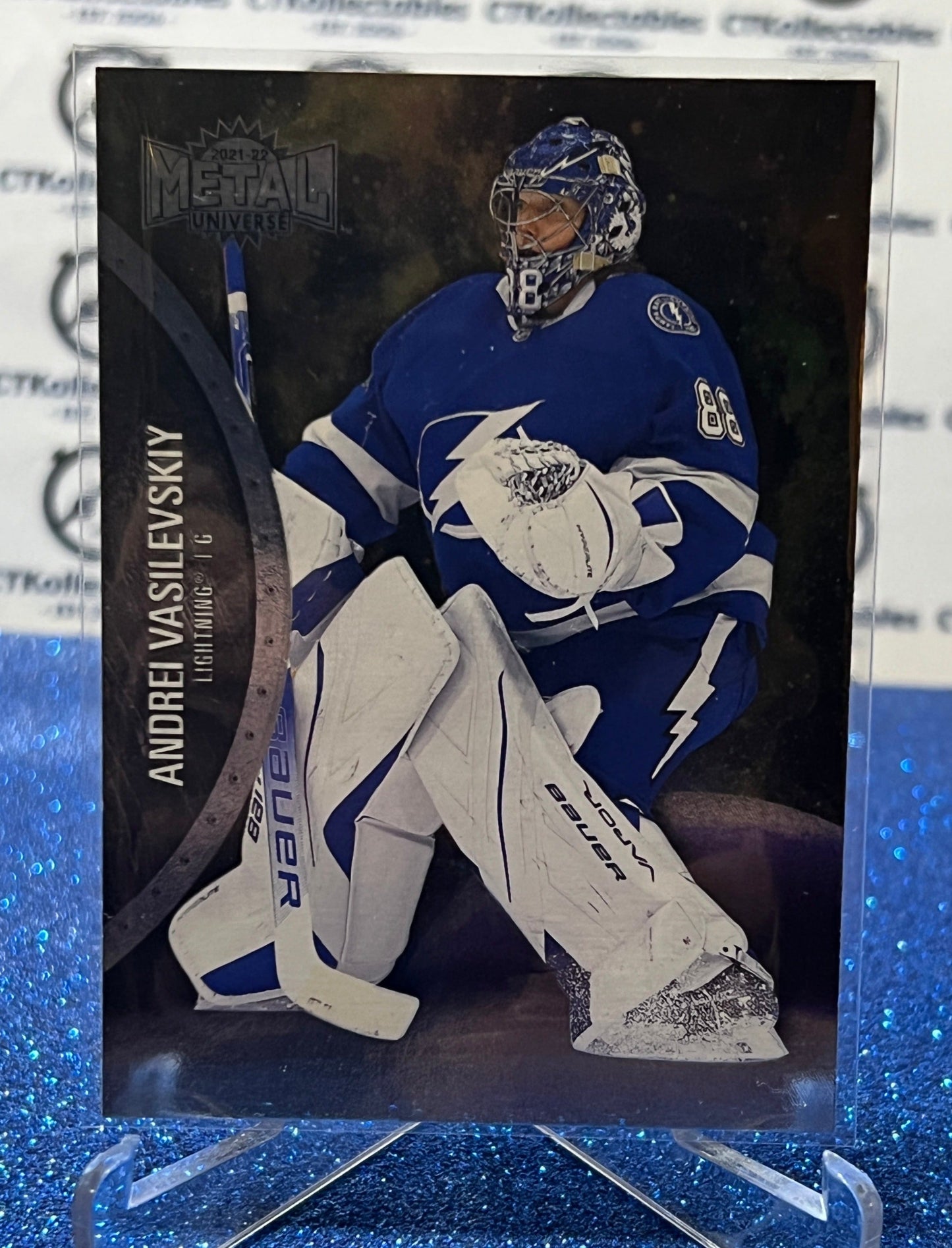 2021-22 SKYBOX METAL ANDREI VASILEVSKIY #40 TAMPA BAY LIGHTNING NHL HOCKEY CARD