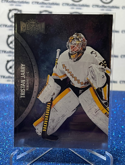 2021-22 SKYBOX METAL TRISTAN JARRY # 108  PITTSBURGH PENGUINS NHL HOCKEY CARD