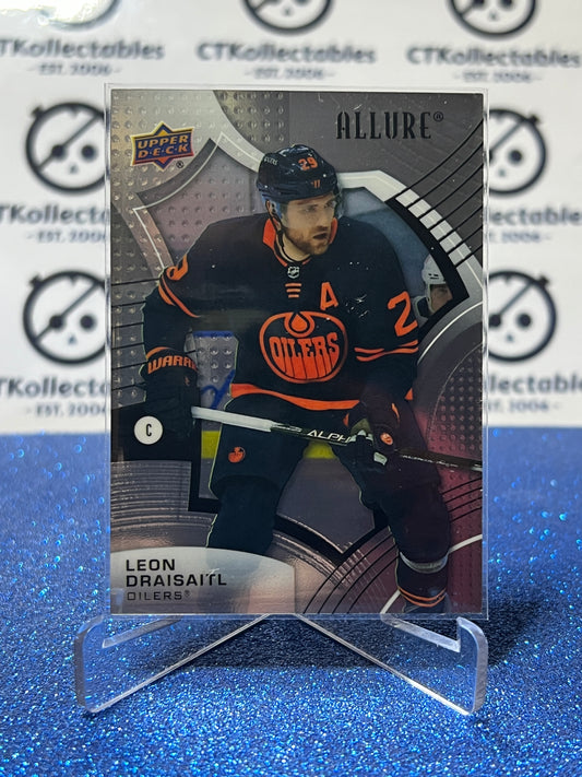 2021-22 UPPER DECK  ALLURE LEON DRAISAITL # 52  EDMONTON OILERS HOCKEY CARD