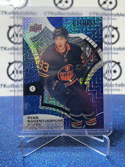 2021-22 UPPER DECK  ALLURE RYAN NUGENT-HOPKINS # 6 BLUE LINE /35  EDMONTON OILERS HOCKEY CARD