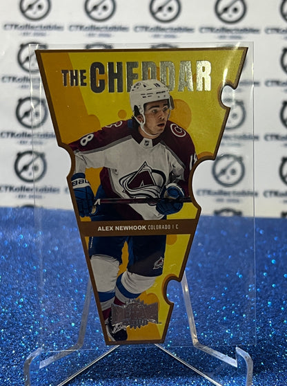 2021-22 SKYBOX METAL ALEX NEWHOOK # TC-28 THE CHEDDAR ROOKIE COLORADO AVALANCHE HOCKEY CARD
