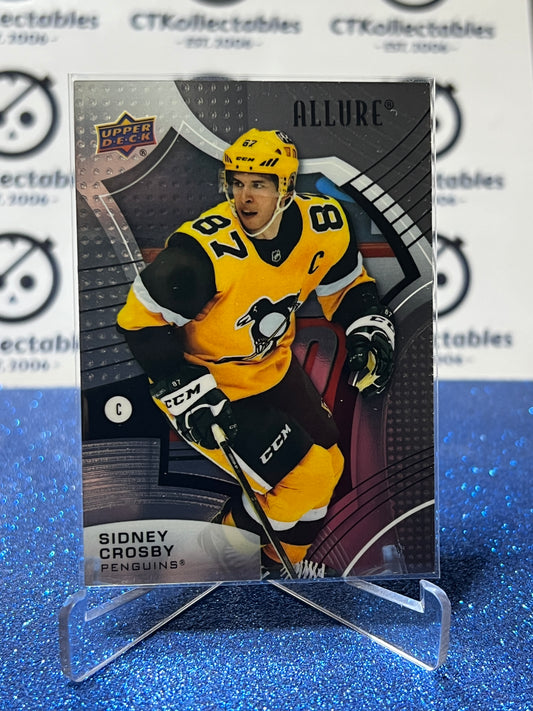 2021-22 UPPER DECK ALLURE SIDNEY CROSBY # 4 PITTSBURGH PENGUINS NHL HOCKEY TRADING CARD