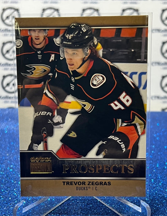 2021-22 SKYBOX METAL TREVOR ZEGRAS # PP-25 PROSPECTS  ANAHEIM DUCKS NHL HOCKEY CARD