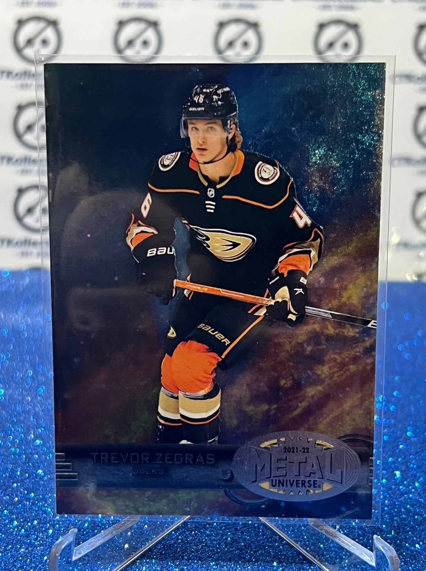 2021-22 SKYBOX METAL TREVOR ZEGRAS # R-25 ANAHEIM  DUCKS NHL HOCKEY CARD