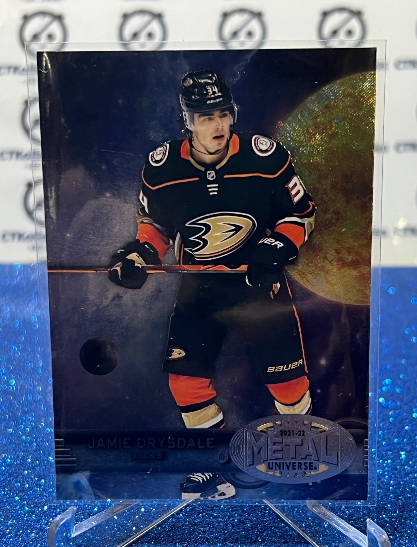 2021-22 SKYBOX METAL JAMIE DRYSDALE # R-10 ANAHEIM  DUCKS NHL HOCKEY CARD