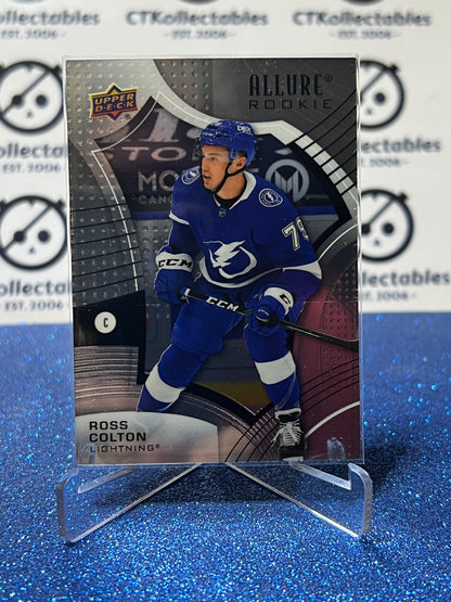 2021-22 UPPER DECK ALLURE ROSS COLTON  # 144 RC TAMPA BAY LIGHTNING HOCKEY CARD