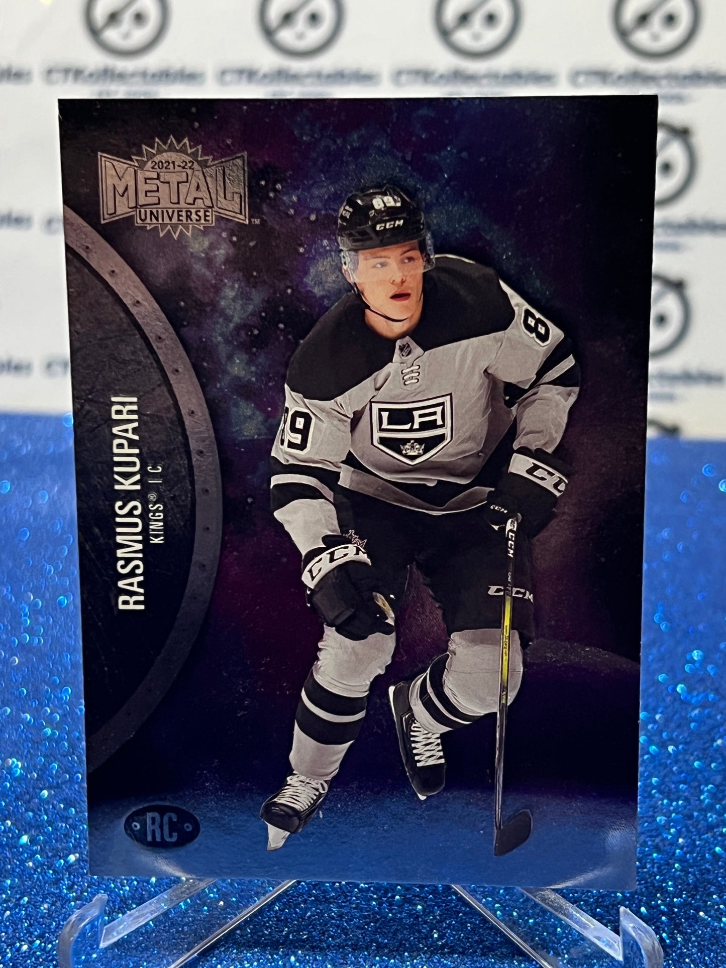 2021-22 SKYBOX METAL RASMUS KUPARI # 173 ROOKIE LOS ANGELES KINGS NHL HOCKEY CARD