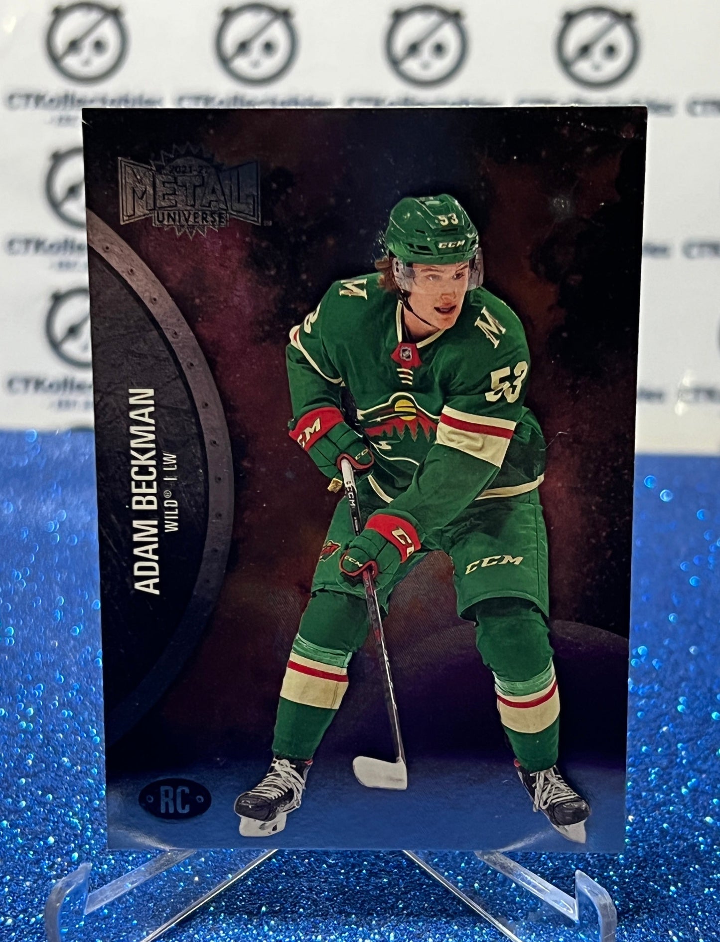 2021-22 SKYBOX METAL KIRILL KAPRIZOV # 27 ROOKIE MINNESOTA WILD NHL HOCKEY CARD