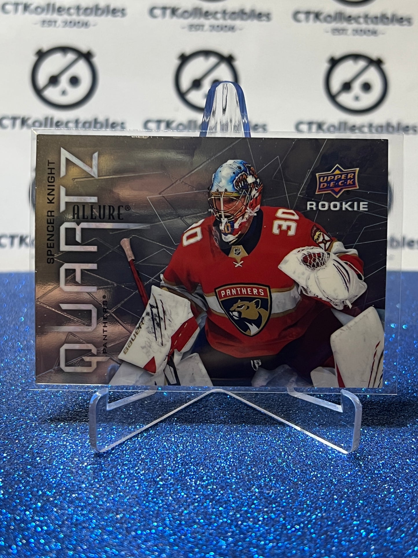 2021-22 UPPER DECK ALLURE SPENCER KNIGHT # AQ-SK RC FLORIDA PANTHERS HOCKEY CARD