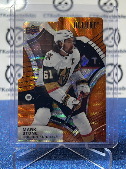 2021-22 UPPER DECK ALLURE MARK STONE # 98 DIE CUT VEGAS GOLDEN KNIGHTS NHL HOCKEY CARD