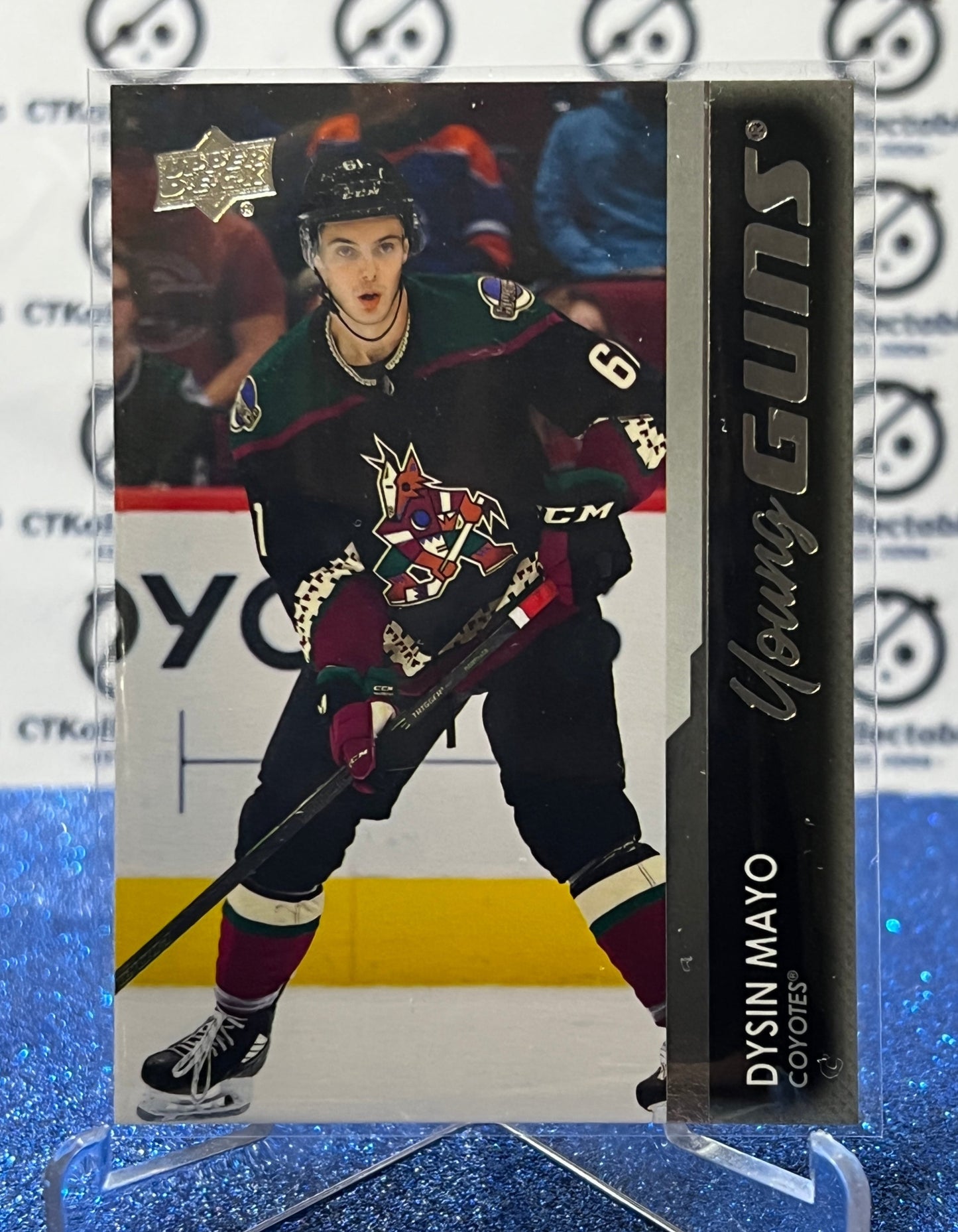 2021-22 UPPER DECK DYSIN MAYO # 479 YOUNG GUNS ROOKIE ARIZONA COYOTES  HOCKEY CARD