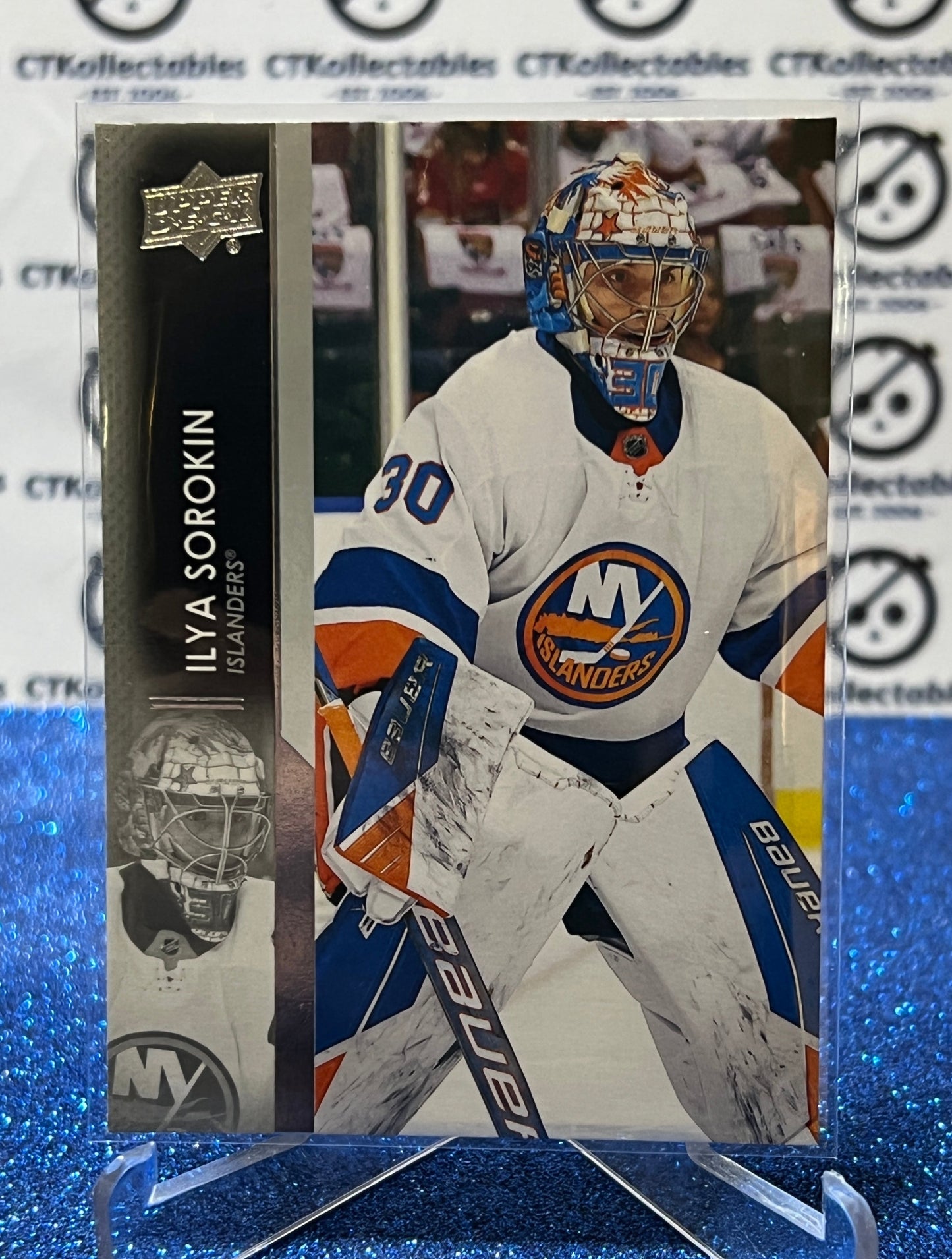 2021-22 UPPER DECK ILYA SOROKIN # 366 ROOKIE NEW YORK ISLANDERS HOCKEY CARD