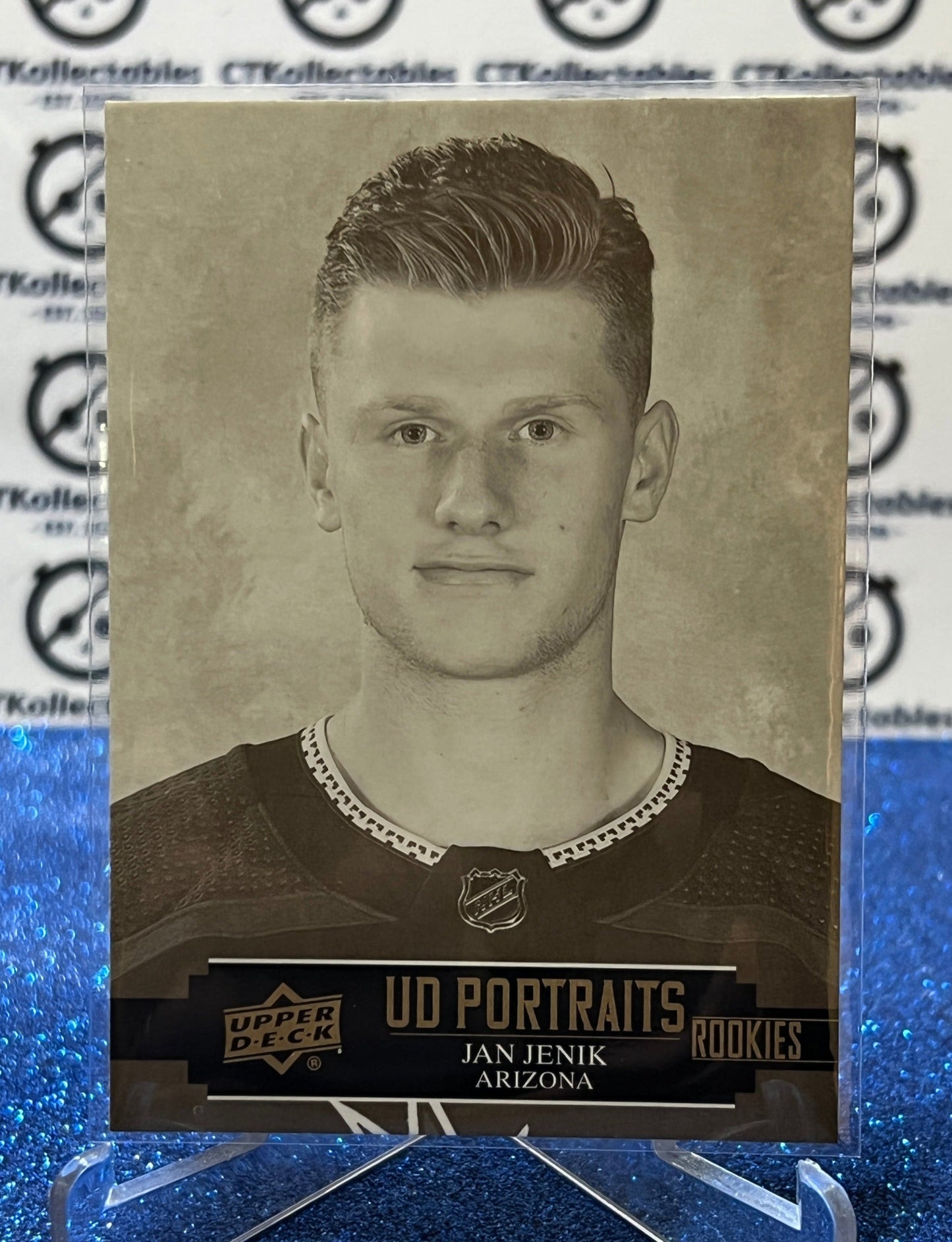 2021-22 UPPER DECK JAN JENIK # P-64 ROOKIE UD PORTRAITS ARIZONA COYOTES HOCKEY CARD