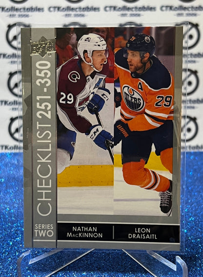 2021-22 UPPER DECK KUCHEROV / OVECHKIN # P-450 CHECKLIST HOCKEY CARD