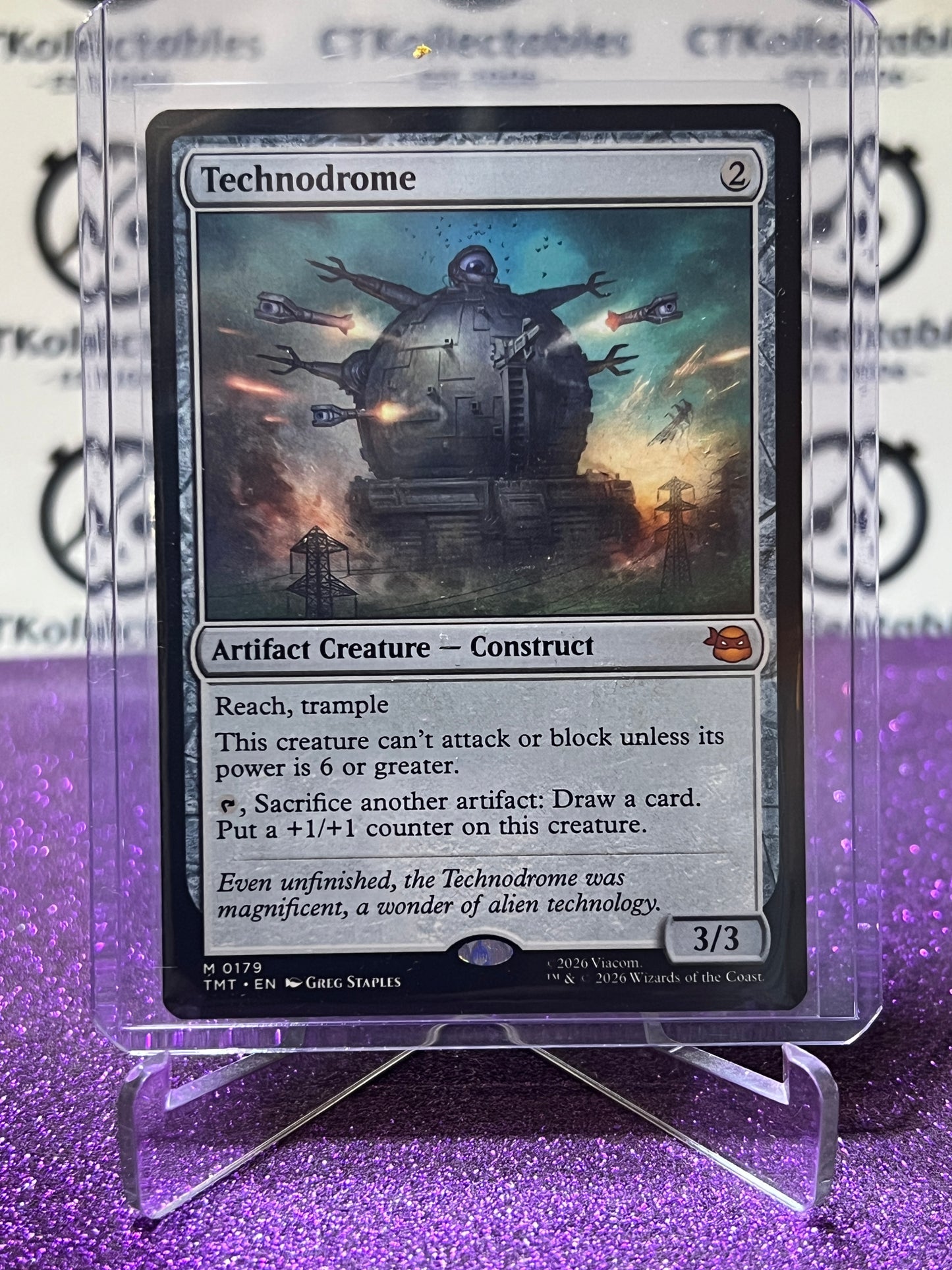 2026 MAGIC THE GATHERING TEENAGE MUTANT NINJA TURTLES TECHNODROME # M 0179 NON-FOIL ARTIFACT MYSTIC CARD