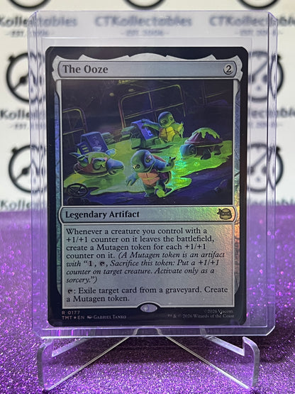 2026 MAGIC THE GATHERING TEENAGE MUTANT NINJA TURTLES THE OOZE # R 0177 FOIL ARTIFACT CARD