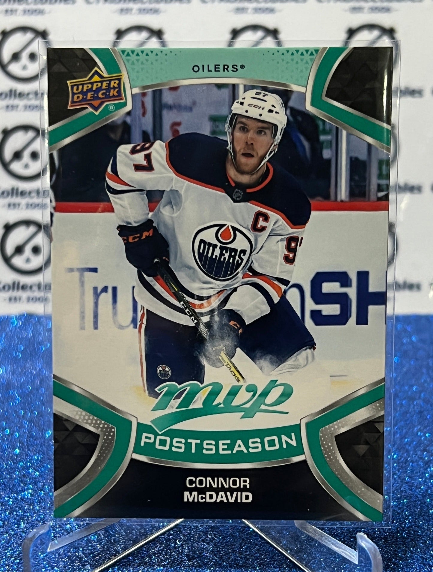 2021-22 UPPER DECK MVP CONNOR McDAVID # PS1  POSTSEASON EDMONTON OILERS HOCKEY CARD