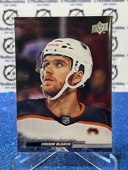 2022-23 UPPER DECK CONNOR McDAVID # 70 EDMONTON OILERS HOCKEY CARD