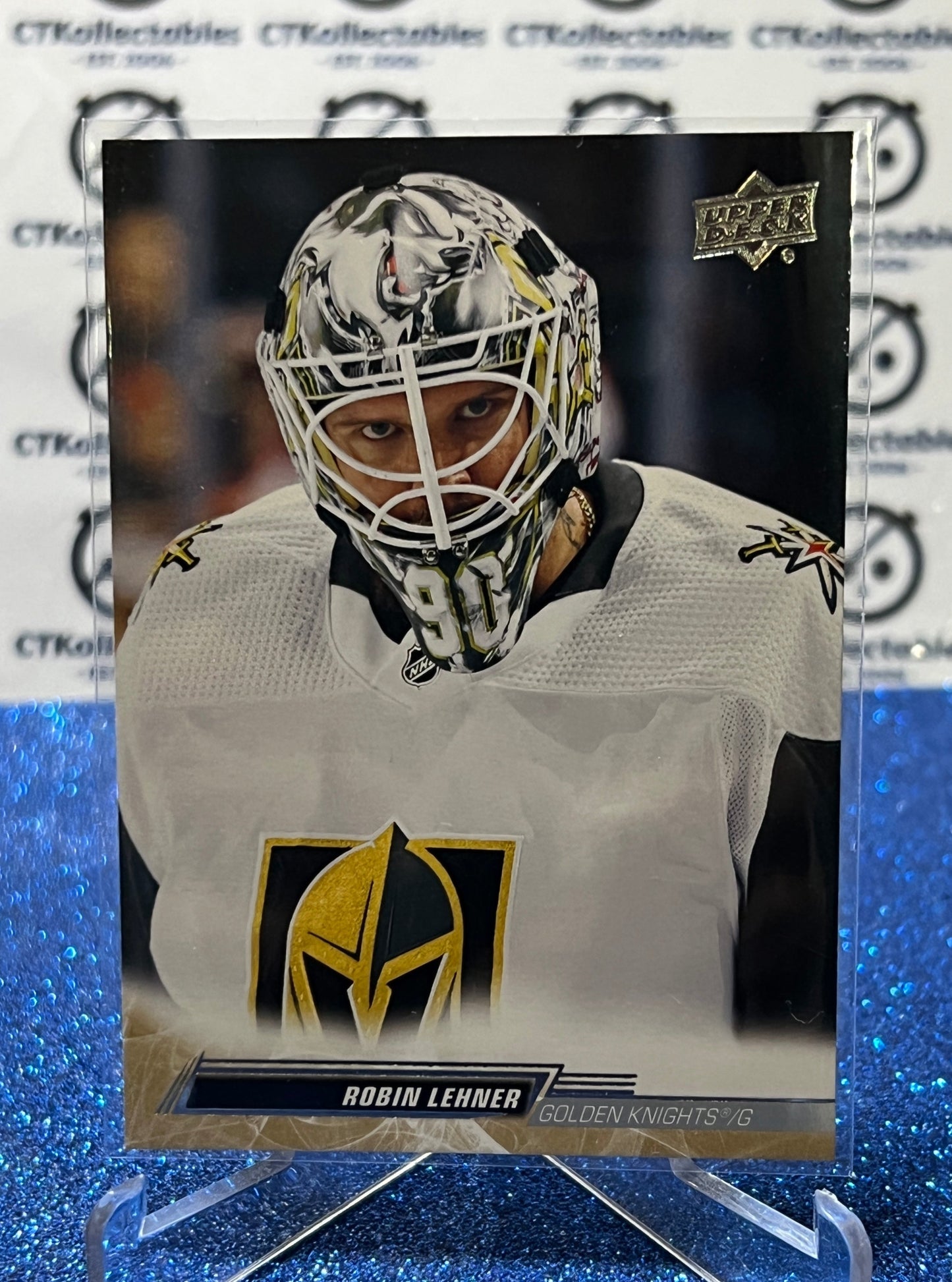 2022-23 UPPER DECK ROBIN LEHNER # 183 VEGAS GOLDEN KNIGHTS HOCKEY CARD