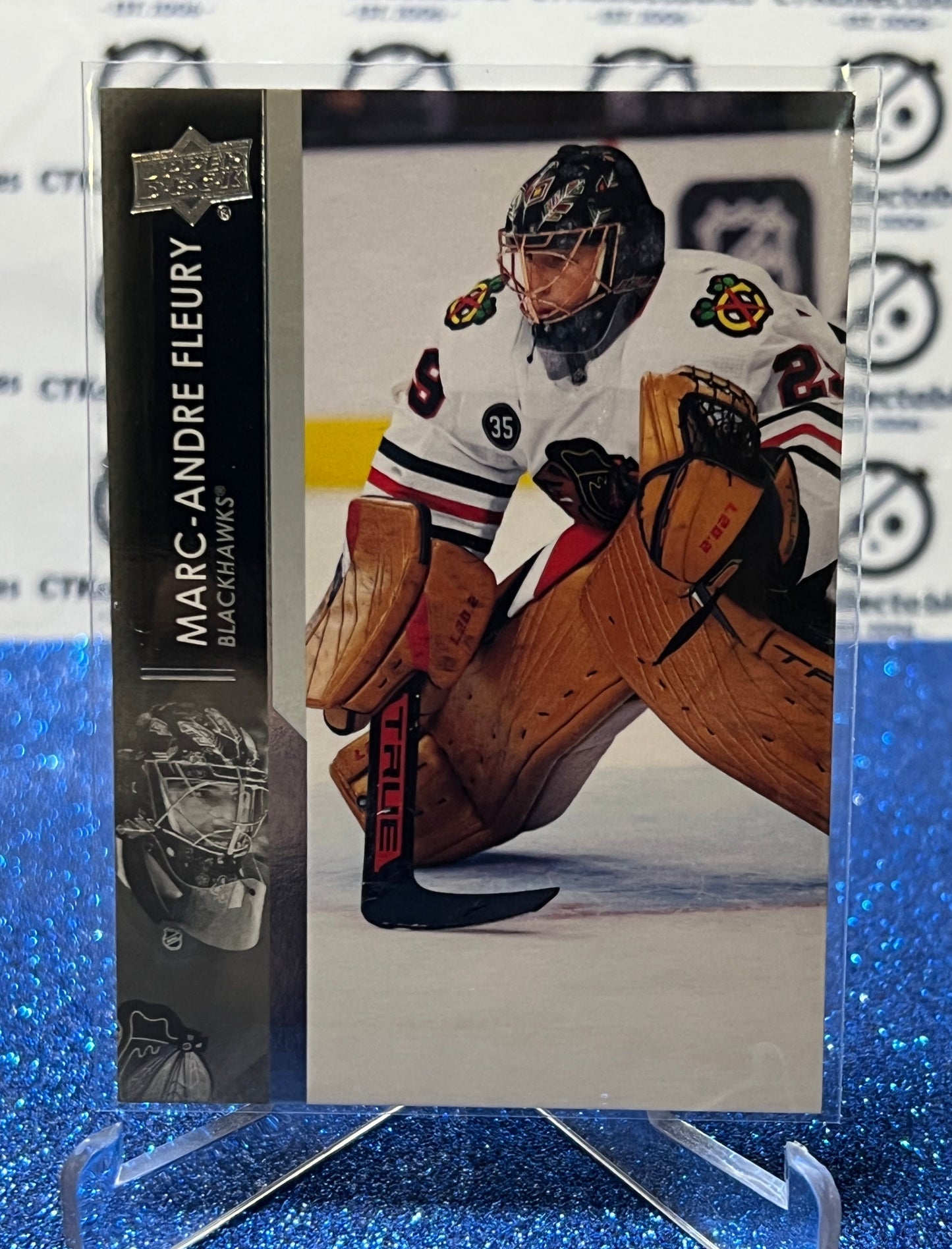 2021-22 UPPER DECK MARC-ANDRE FLEURY # 540 CHICAGO BLACKHAWKS HOCKEY CARD