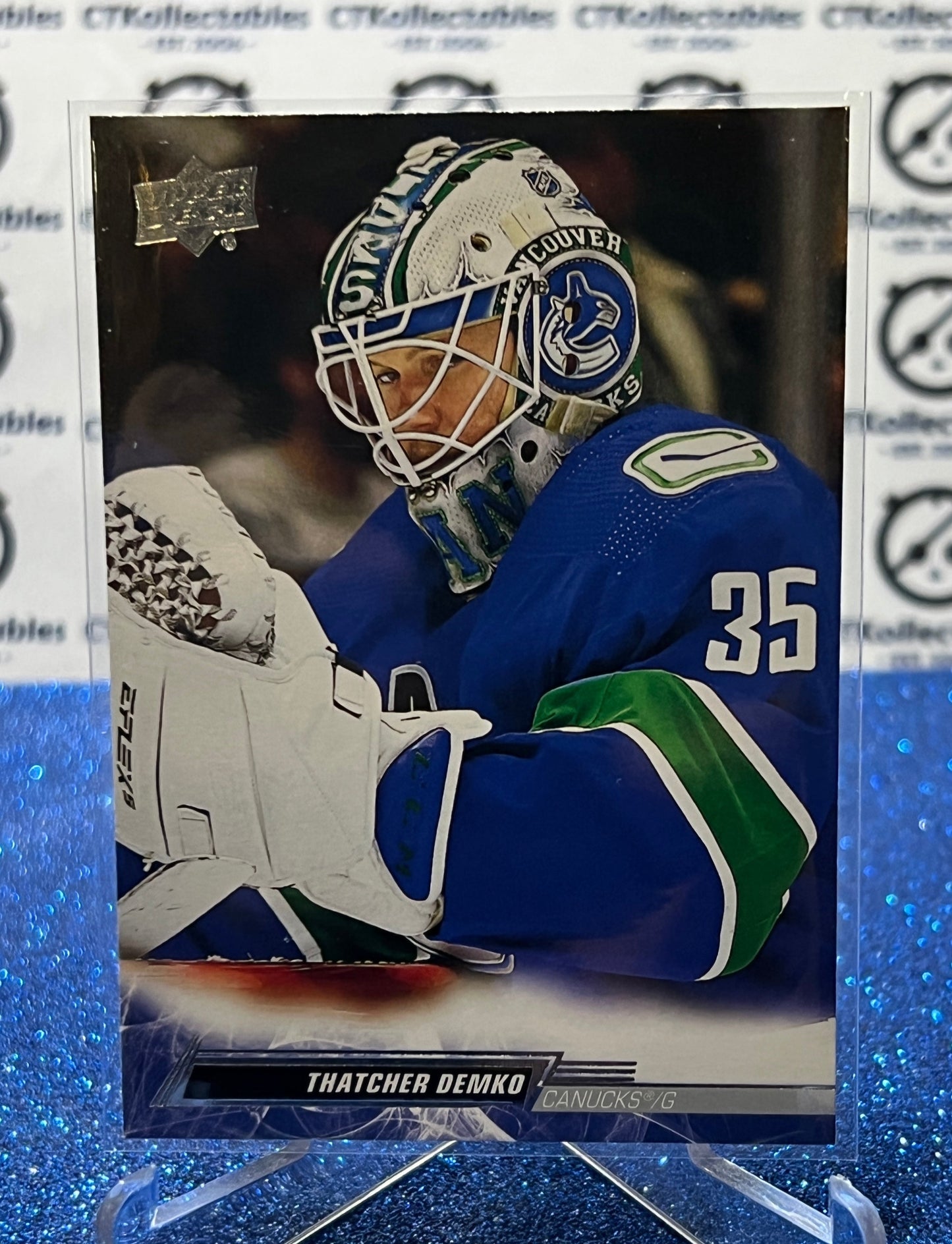 2022-23 UPPER DECK THATCHER DEMKO # 174 VANCOUVER CANUCKS HOCKEY CARD