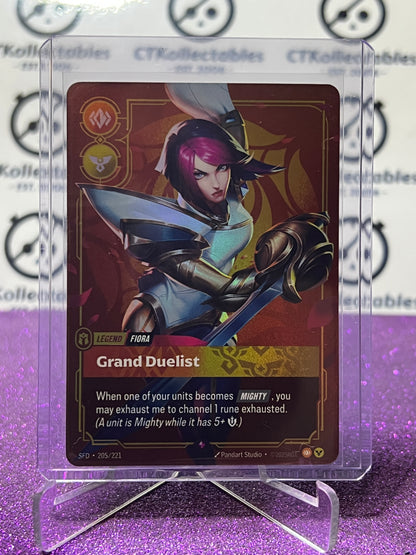 2026 RIFTBOUND LEAGUE OF LEGENDS SPIRITFORGED GRAND DUELIST # 205/221 FOIL TRADING GAME CARD