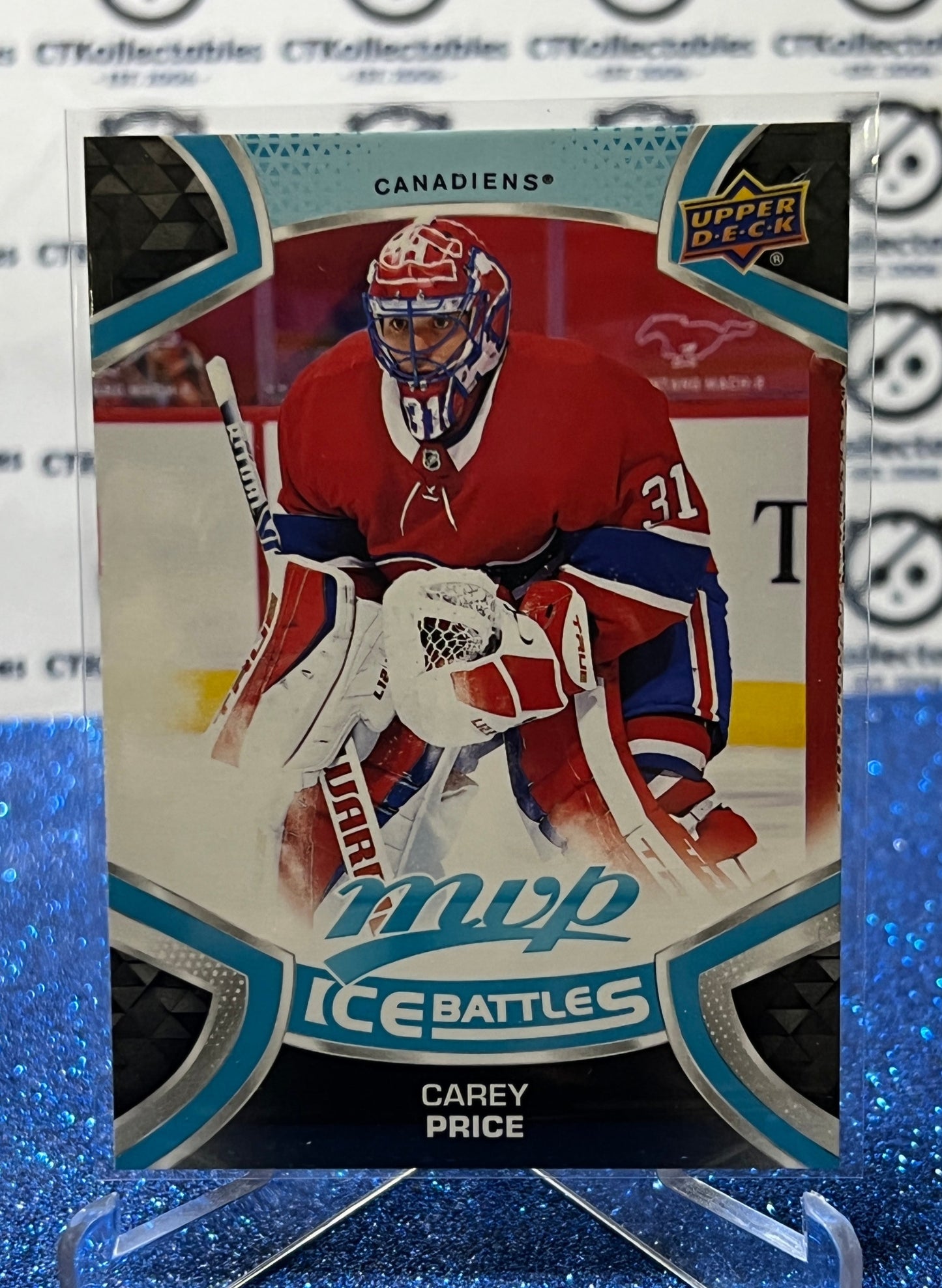 2021-22 UPPER DECK MVP CAREY PRICE # 202 ICE BATTLES MONTREAL CANADIENS HOCKEY NHL CARD